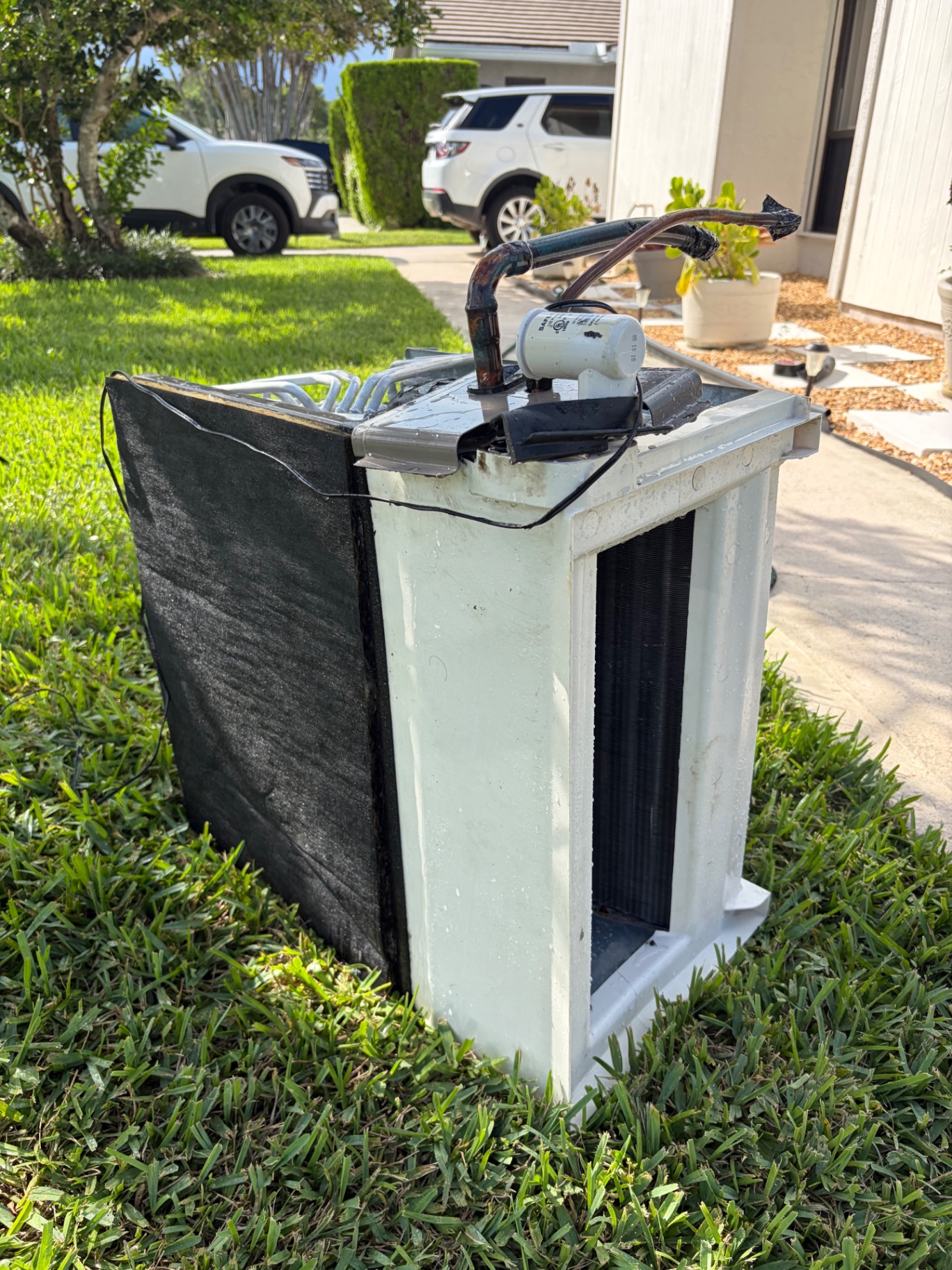 Clean evaporator coil after professional cleaning — Port St. Lucie, FL