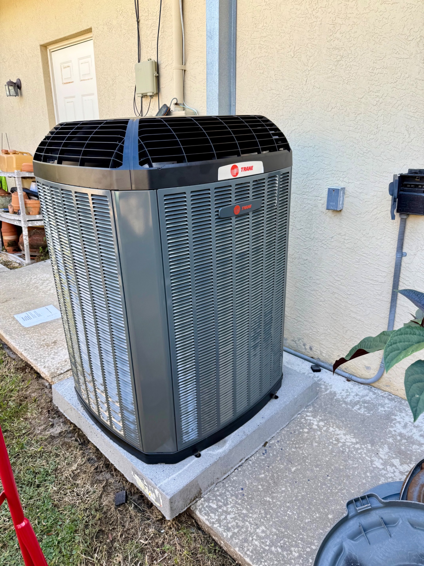 Trane HVAC system professionally installed with corrosion protection